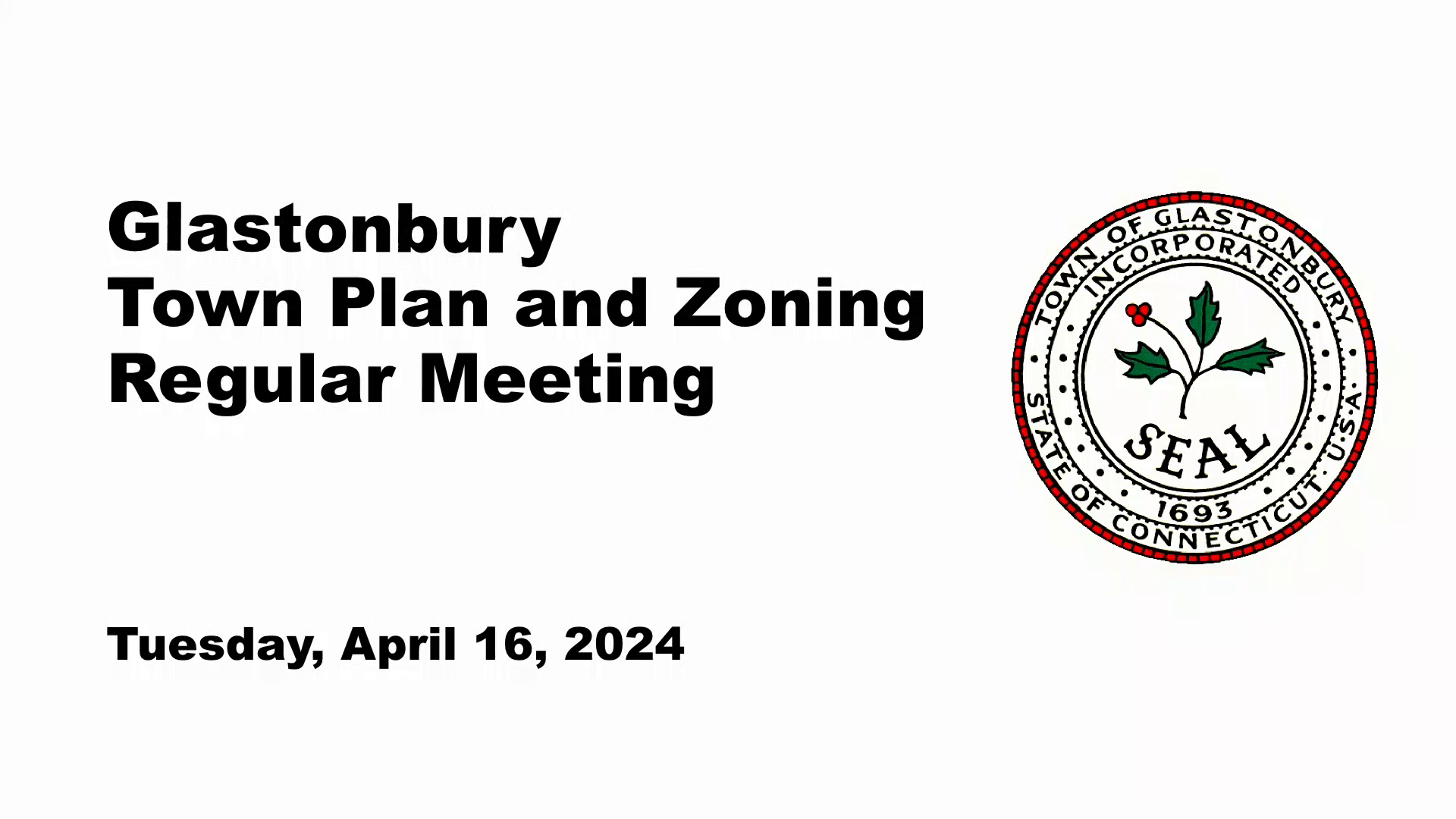 Town Plan and Zoning 4/16/2024