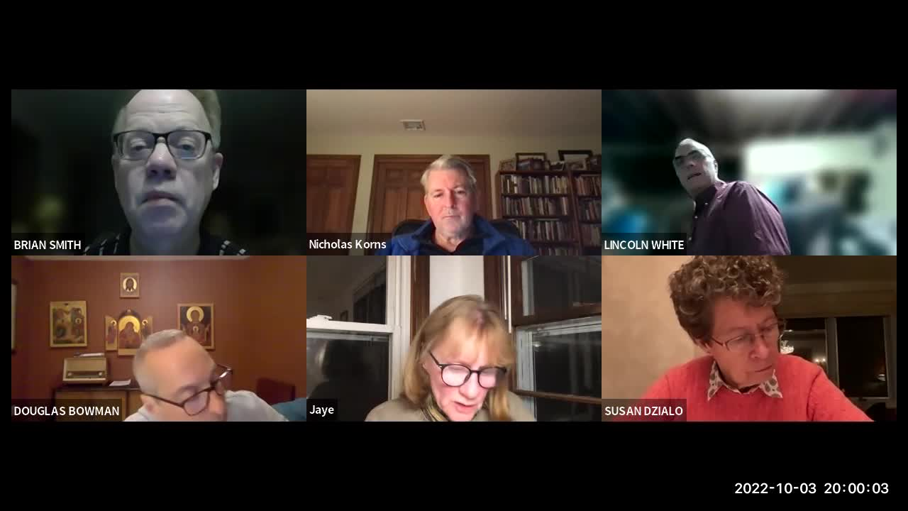 Zoning Board of Appeals 10/3/2022